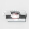 Nástěnné LED svítidlo DRY I, materiál chrom, polykarbonát trasnparentní, 3x1W, LED, 30°, 3000K, 230V, IP20, rozměry 50x125x100mm.
