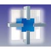 Nástěnné světlo MODULED F, základna eloxovaný hliník, stínítko plast, 12x LED 3W, 230V, IP20, 340x340x105mm