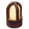 RUSTY CONE - Svítidlo stožárové RUSTY CONE, exteriérové, venkovní, Cor-Ten-ocel, rezavý povrch, 1x11W, E14, 230V, IP54, d=150mm, h=240mm