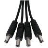 ROZBOČOVACÍ KABEL 1/4 5,5X2,1MM Kabel rozbočovací konektor 5,5x2,1mm 1/4, 1x samice / 4x samec, pro napájení LED osvětlení náhled 4