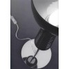 BELIOS stolní velká Stolní lampa, základna kov, povrch chrom, stínítko bílé sklo, pro žárovku 1x100W, E27 A60, 230V, IP20, d=190mm, h=620mm, se stmívačem náhled 3