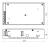 napájecí zdroj 12V 200W Napájecí zdroj LED, napěťový, materiál kov bílá, LED, výstup: 200W, 16,5A, 12V, vstupní napětí 230V, IP20, tř.2, rozměry 215x50x115mm náhled 3