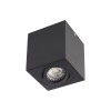 DONATELLO 1x50W GU10 Stropní, přisazené, bodové svítidlo, výklopné +-15°, materiál hliník, povrch černá, pro žárovku 1x50W, GU10, ES50, 230V, IP20, tř.1, rozměry 90x95x90mm náhled 1