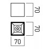 BLACKBURN SQ LED 18W Stropní přisazené bodové svítidlo, těleso hliník, povrch bílá mat, LED 18W, 2260lm, neutrální 4000K, 230V, IP20, Ra80, tř.2, rozměry 100x100mm, h=90mm. náhled 6