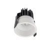 BELORS 500MA Stropní, podhledové, bodové komínkové svítidlo, materiál hliník, povrch černá, krycí sklo čiré, LED 11W, neutrální 4000K, 500mA, vyzař. úhel 50°, IP20, Ra80, tř.3, d=82mm, h=75mm, trafo samostatně náhled 3