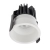 BELORS LED vestavné Vestavné, bodové svítidlo, materiál hliník bílá, krycí sklo čiré, LED 11W/880lm/500mA, 24V, nebo 15W/1200lm/700mA, 22V, teplá 2700K, UGR<19, Ra90, IP20, tř.3, d=82mm, h=75mm, bez trafa náhled 1