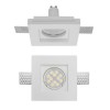BOLETO GU10 1x35W čtvercové Stropní, podhledové, bezrámečkové, bodové svítidlo, materiál sádra, povrch bílá, pro žárovku 1x35W, GU10, ES50, 230V, IP20, tř.1, rozměry 100x100x85mm náhled 1