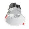 POTERTO LED Vestavné, bodové svítidlo, materiál hliník, povrch bílá, LED 25W, 2530lm, teplá 2700K, UGR<17, vyzař. úhel 24°, Ra90, 230V, IP20, tř.2, rozměry d=128mm, h=130mm, vč trafa náhled 1