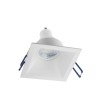 LIPONDA 1x50W GU10 čtverec Stropní, podhledové, bodové, komínkové čtvercové svítidlo, materiál hliník, povrch bílá, pro žárovku 1x50W, GU10, ES50, 230V, IP20, tř.1, rozměry 82x82x35mm náhled 1