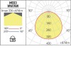 LINITE 15W 15W/m IP67 RGBW Zápustné svítidlo, podhledové nebo do země, prachotěsné, těleso hliník, bílá, dif plast, LED 15W, teplá 3000K, RGBW, vyzař. úhel 120°, Ra80, 24V, IP67, rozměry š=55,6mm; 31,6mm, h=63,7mm, l=1000mm. náhled 2