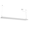 SIERO HL LED 60W, UGR<16 Závěsné svítidlo, hliník, bílá, dif plast opál, LED 60W, teplá 3000K, 7800lm, stmív DALI, vyzař úhel 115°/80°, UGR<16, Ra90, 230V, IP40, 240x33x1500mm, vč závěs lanka l=1500mm, lze zkr, svítí nah/dolů náhled 1