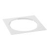 PRESSO stropní vestavné LED čtvercové Stropní, podhledové, bodové svítidlo čtvercové, těleso kov, povrch bílá, pro LED modul, 36,8W/52W, IP20, tř.3, rozměry 230x230x4,5mm, POUZE svítidlo, LED MODUL SAMOSTATNĚ náhled 3