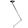 TOLOMEO DECENTRATA Těleso stropního svítidla bočně nastavitelné rameno, materiál hliník, povrch leštěný, 1x100W, E27, 230V, IP20, ramena l= cca 700mm + 500mm, celkem max 1540mm, pouze těleso, stínítko se dodává zvlášť dle provedení.