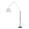 TOLOMEO TERRA MICRO Podlahový stojan s prodloužením pro stolní lampu, těleso hliník, povrch leštěný, h=1030mm, d=230mm náhled 5