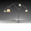 TOLOMEO TERRA MEGA Podlahový stojan s prodloužením pro stolní lampu, těleso hliník, povrch černá, h=1400mm, d=330mm náhled 11