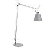 TOLOMEO LETTURA BASCULANTE Stolní lampa, těleso hliník, ram povrch leštěný hliník, včetně stínítka satin šedá průsvitný, pro žárovku 1x70W, E27, 230V, IP20, 2 ramena l=800mm+550mm !!omezený sklon/15° ZÁKLADNA SAMOSTATN náhled 2