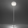 METEORITE TERRA Stojací lampa, základna kov, noha technopolymer, povrch chrom, difuzor sklo foukané bílé, pro žárovku 1x150W, E27 A60, 230V, IP20, tř.2, d=350mm, h=1773mm, vč stmívače náhled 1