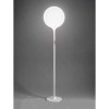 CASTORE TERRA 35 Stojací lampa, základna kov, povrch bílá, difuzor sklo opál bílé, pro žárovku 1x150W, E27, 230V, IP20, d=350mm, h=1820mm, se stmívačem náhled 1