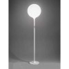 CASTORE TERRA 35 Stojací lampa, základna kov, povrch bílá, difuzor sklo opál bílé, pro žárovku 1x150W, E27, 230V, IP20, d=350mm, h=1820mm, se stmívačem náhled 2