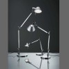 TOLOMEO LED DIRECT Stolní lampa, ramena hliník leštěný, klobouk mat, 10W LED, teplá 3000K, 500lm, svítí dolů, 230V, IP20, l=max.=1220mm, 2 ramena cca 550mm+550mm, vč stmívače, BEZ ZÁKLADNY náhled 3