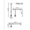 TIZIO LED Stolní lampa těleso kov, povrch černá, LED 8W, 468lm, teplá 3000K, Ra90, 230V, h=1190mm, vč vypínače náhled 7