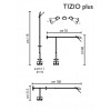 TIZIO Stolní lampa těleso kov, povrch černá, LED 3,3W, 191lm, GY6,35, Ra80, 230V, h=1190mm, vč vypínače náhled 8