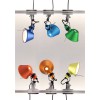 TOLOMEO MICRO PINZA Lampa s klipem, těleso hliník povrch elox červená, pro žárovku 1x60W, E14, 230V, IP20, 200x160mm, vypínač na kabelu náhled 4