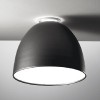 NUR SOFFITTO MINI LED Stropní svítidlo, klobouk hliník, povrch elox šedostříbrná, difuzor polykarbonát, LED, 30W, teplá 2700K, 1396lm/cca 120W žár., 230V, IP20, tř.1, d=360mm, h=280mm. svítí nahoru/dolů náhled 2