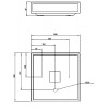 AGULARIT do koupelny 300 2x60W E27 IP44 Stropní svítidlo, materiál rámu kov, povrch chrom lesk, difuzor sklo opál, pro žár 2x60W, E27 230V, do koupelny IP44, tř.2, rozměry 300x300x87mm náhled 5