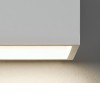 COTUN 60W E27 Nástěnné svítidlo, základna kov, materiál sádra, povrch bílá, čtvercové průzory, pro žárovku 60W, E27, 230V, IP20, tř.1, rozměry 195x165x165mm, svítí nahoru/dolů náhled 4