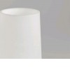 TISIS STÍNÍTKO VELKÉ Stínítko pro nástěnné svítidlo, materiál textil, povrch vnější bílá, vnitřní bílá, E27/ES, rozměry h=195mm, d=113mm, POUZE STÍNÍTKO BEZ ZÁKLADNY náhled 4