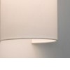 BERYL POUZE STÍNÍTKO Stínítko pro nástěnné svítidlo, materiál textil, povrch  bílá, rozměry 144x250x120mm, jedná se pouze o stínítko, základna dodávána SAMOSTATNĚ náhled 2