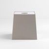 CARESIT POUZE STÍNÍTKO Stínítko pro stolní lampu, tvar čtverec, materiál textil, povrch vnější tmel, vnitřní bílá, difuzory plat opál, E27 nebo E14, rozměry 195x195x195mm, POUZE STÍNÍTKO BEZ ZÁKLADNY náhled 1