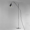 BIZMIT stojací lampa 42W E27 Stojací lampa, nastav kryt, sklápěcí rameno, zákl kov, povrch chrom lesk, kryt kov vnější černá, vnitřní bílá, pro žár 42W, E27, 230V, IP20, tř.2, rozměry 1700x660mm, vypínač na kabelu náhled 2