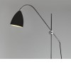 BIZMIT stojací lampa 42W E27 Stojací lampa, nastav kryt, sklápěcí rameno, zákl kov, povrch chrom lesk, kryt kov vnější černá, vnitřní bílá, pro žár 42W, E27, 230V, IP20, tř.2, rozměry 1700x660mm, vypínač na kabelu náhled 4