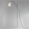 BIZMIT stojací lampa 42W E27 Stojací lampa, nastav kryt, sklápěcí rameno, zákl kov, povrch chrom lesk, kryt kov vnější černá, vnitřní bílá, pro žár 42W, E27, 230V, IP20, tř.2, rozměry 1700x660mm, vypínač na kabelu náhled 5