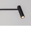 BRIANIT LED 3W stolní lampa Stolní lampa, nastav směr svícení, základna kov, povrch nikl mat, LED 3W, teplá 2700K, 124lm, Ra80, 230V, IP20, tř.2, rozměry 450x241mm, vč. vypínače, vč. trafa náhled 5