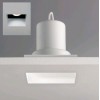BAKERIT čtverec 1x50W GU10 ES50 IP65 Stropní, podhledové bodové bezrámečkové svítidlo, materiál kov, povrch bílá, pro žárovku 50W, GU10 ES50, 230V, IP65, tř.2, rozměry 90x90x146mm náhled 3