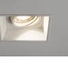 BAKSANIT 50W GU10 čtverec Stropní vestavné svítidlo, materiál kov, povrch bílá, pro žárovku 50W, GU10, 230V, IP20, tř.1, rozměry 100x100x140mm náhled 3