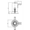 BAKSANIT 50W GU10 KRUH Stropní vestavné svítidlo, výklopné +-20°, materiál kov, povrch bílá, pro žárovku 50W, GU10, 230V, IP20, tř.1, rozměry d=82mm, h=115mm náhled 16