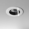 ALIET 6W LED IP65 BODOVÉ vestavné Vestavné stropní bodové svítidlo, materiál kov, povrch bílá, kryt sklo čiré, LED 6W, teplá 3000K, 614lm, Ra80, 350mA, IP65, tř.3, rozměry d=85mm, h=73mm, BEZ trafa náhled 1
