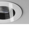 ALIET 6W LED IP65 BODOVÉ vestavné Vestavné stropní bodové svítidlo, materiál kov, povrch bílá, kryt sklo čiré, LED 6W, teplá 3000K, 614lm, Ra80, 350mA, IP65, tř.3, rozměry d=85mm, h=73mm, BEZ trafa náhled 4