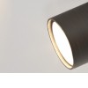DIOPTAS R1 Stropní vestavné bodové svítidlo, nastavitelný směr svícení, materiál kov, povrch bronzová, pro žárovku 1x50W, GU10 ES50, 230V, IP20, tř.1, rozměry 90x130mm; náhled 4