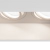 PINGIR BODOVÉ 2x50W GU10 Vestavné stropní bodové svítidlo, tvar obdélník, materiál sádra, povrch bílá, pro žárovku 2x50W, GU10, 230V, IP20, tř.1, rozměry 116x188x150mm náhled 4