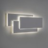 CABRIT LED 12,8W Nástěnné svítidlo, tři podsvícené základny, materiál kov, povrch bílá, LED 12,8W, teplá 2700K, 396lm, Ra80, 230V, IP20, tř.1, rozměry 562x206x54mm, vč. trafa náhled 1