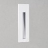 CORI OBDÉLNÍKOVÁ LED 1W IP65 Vestavné svítidlo do stěny, těleso kov, povrch bílá, kapsa bílá, LED 1W, teplá 3000K, 27lm, Ra80, 350mA, do koupelny IP65, tř.3, 133x48x78mm, vč. montážního boxu, svítí dolů náhled 1
