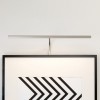 DINIT LED 10,2W OBLOUK Nástěnné svítidlo, pro osvětlení obrazů, nastavitelný sklon svícení, materiál kov, povrch nikl mat, LED 10,2W, teplá 2700K, Ra80, 12V, IP20, tř.3, rozměry 185x600mm, BEZ trafa náhled 1