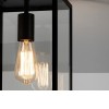 DOMOV E27 60W přisazené IP44 Přisazené stropní venkovní svítidlo, základna kov, povrch černá, kryt sklo čiré s rámem, pro žárovku 1x60W, E27, 230V, IP23, tř.1, rozměry 200x200x335mm náhled 3
