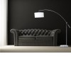 ABAVUS 1x60W, E27 Stojací lampa, základna mramor, těleso kov, povrch chrom, stínítko textil černá, pro žárovku 1x60W, E27, 230V, IP20, tř.1, rozměry stínítka d=400mm, h=210mm, lampy h=1800mm. náhled 6