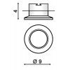 GRAYS Vestavné bodové svítidlo, materiál hliník, povrch zlatá, pro žárovku 1x50W, GU10, 230V, IP20, tř.1, rozměry d=90mm, h=40mm. náhled 5